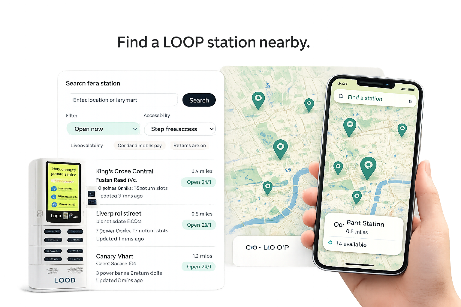 LOOP station locations and availability